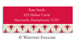Whitney English Address Labels - Vintage Ornamental (Holiday) (615325)